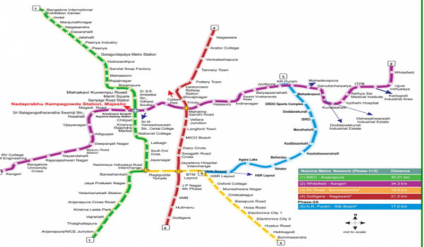 Bangalore Metro Map