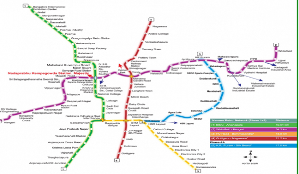 Bengaluru: Silk Board-KR Puram Metro work to begin in 45 days | Bengaluru  News - Times of India
